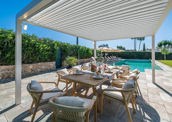 Willa Vacation I Milka, Frontline Golf, Giant Private Heated Pool, Close To High-end Restaurants, 8min Puerto Banus, Cine