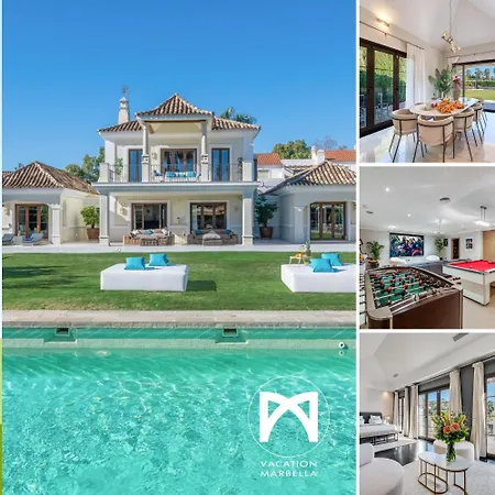 Vacation I Milka, Frontline Golf, Giant Private Heated Pool, Close To High-end Restaurants, 8min Puerto Banus, Cine Villa Marbella